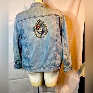 Old School ⚡️Harry Potter⚡️ Denim Jacket Size XL